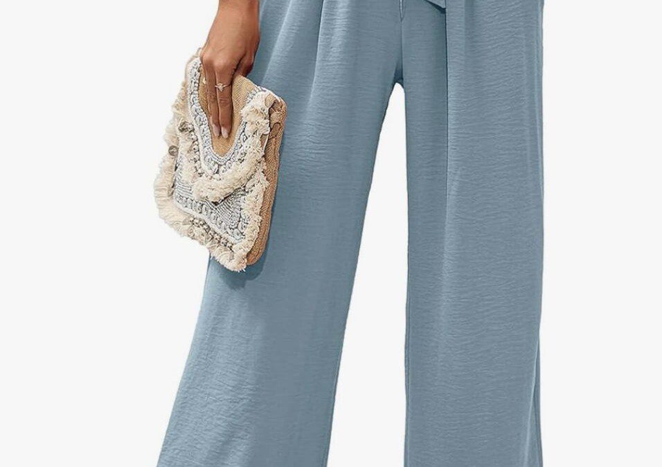 60% off Wide Leg Trousers – Just $11.99 shipped!
